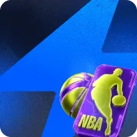 Mosaico «NBA» de jugabet.cl con una figura de basquetbolista sobre una tarjeta verde.